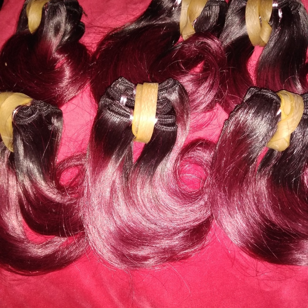 Brazilian human hair short weave